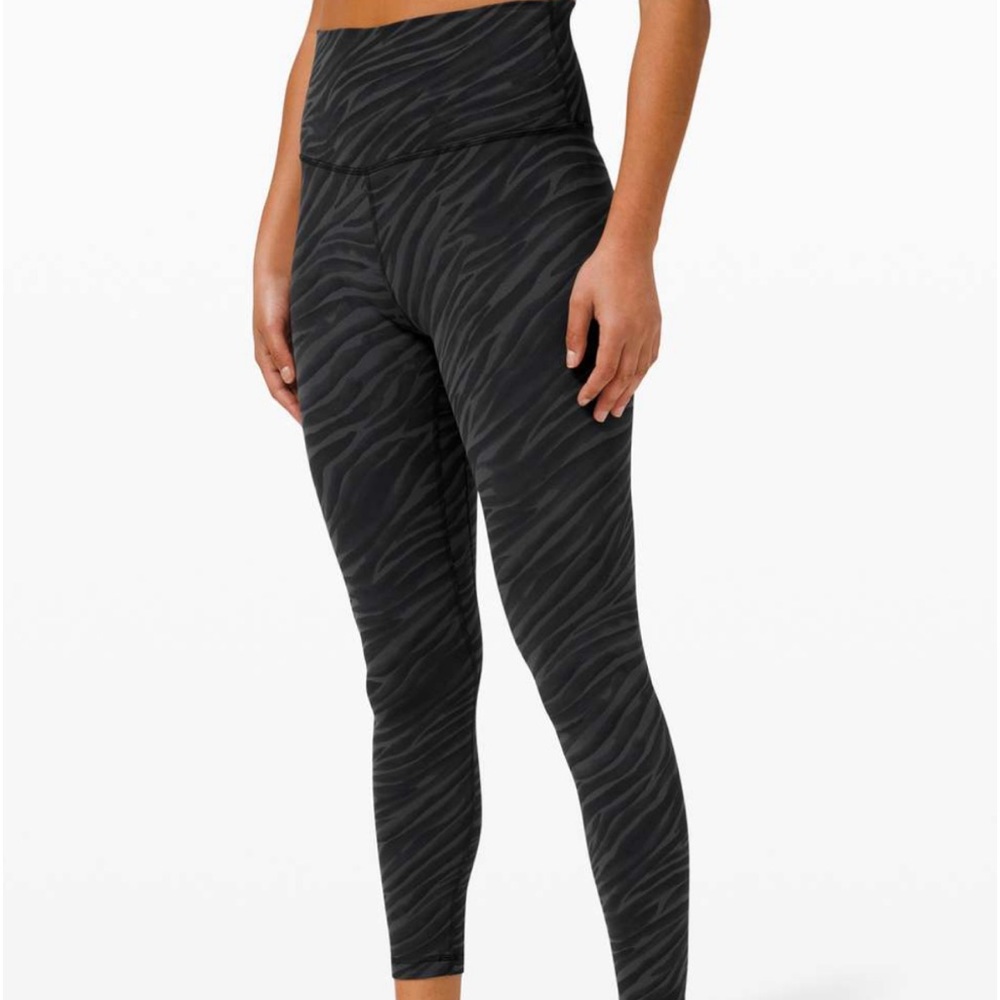 Lululemon wunder train 25” le Tigre leggings